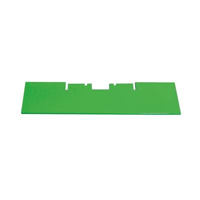 ALU FRONT PLATE GREEN FOR 60MM DRAWER F2<BR>(Ref. 708997)