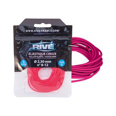 HOLLOW ELASTIC - 2.30 mm x 3m - PINK<BR>(Ref. 760224)