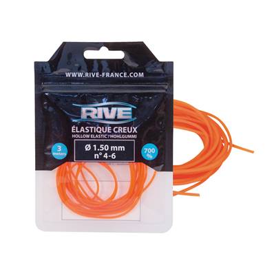 HOLLOW ELASTIC - 1.50 mm x 3m - ORANGE<BR>(Ref. 760215)