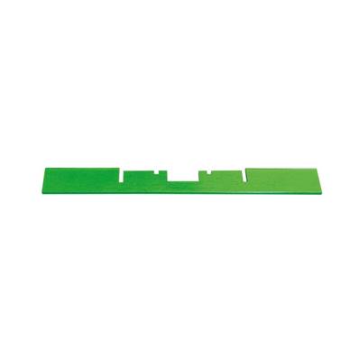 ALU FRONT PLATE GREEN FOR 30MM DRAWER F2<BR>(Ref. 708990)