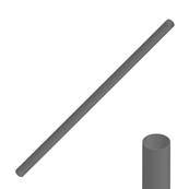 DIAM.50mm L182cm SMOKE GREY TUBE<BR>(Ref. 010092)