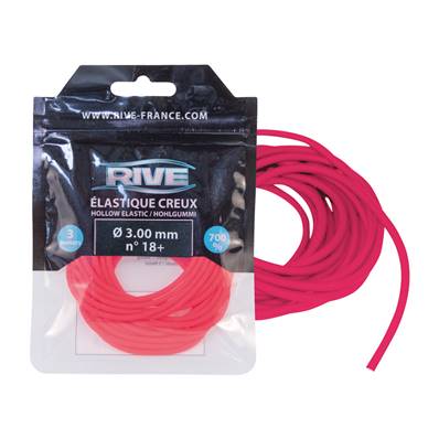 HOLLOW ELASTIC - 3.00 mm x 3m - PINK<BR>(Ref. 760231)
