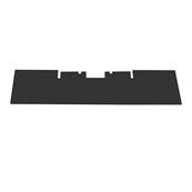 ALU FRONT PLATE BLACK FOR 60MM DRAWER F2<BR>(Ref. 708998)